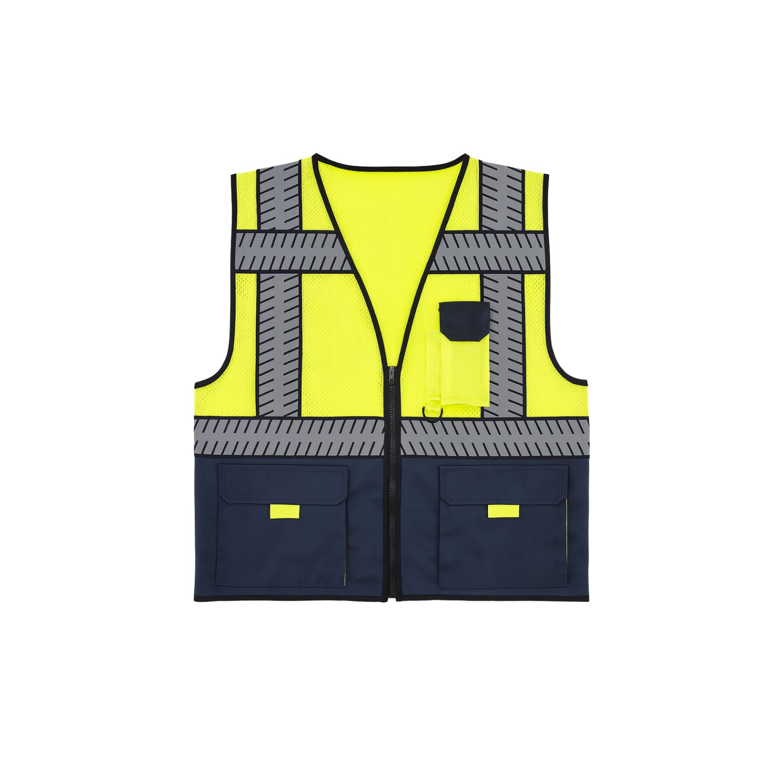 Gilet Oxford Bleu Jaune PV66